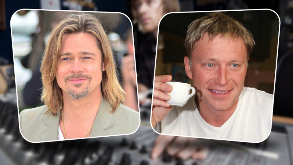 Brad Pitt a Michal Dlouhý